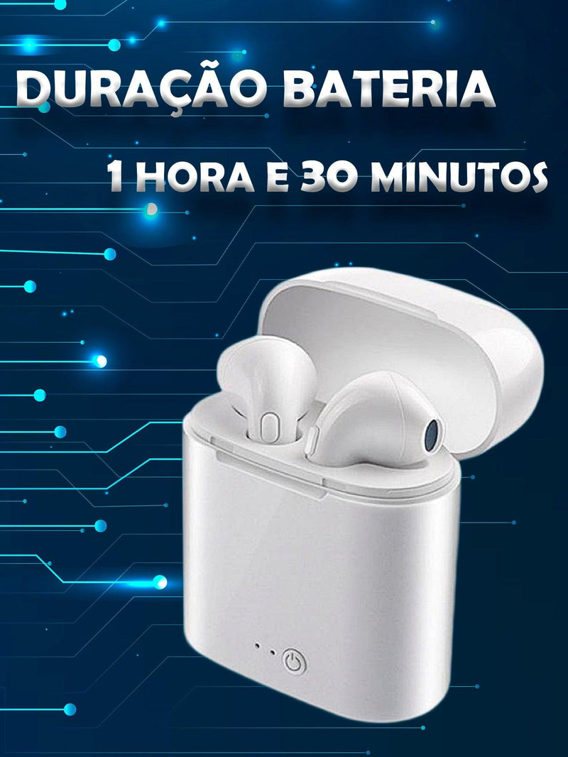 Fone De Ouvido Sem Fio i7S Tws Bluetooth - Click Fácil