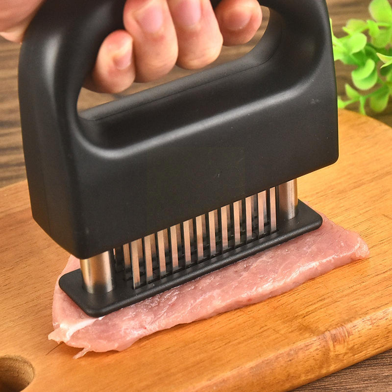 48 Blades Needle Meat Tenderizer Steel Knife Tools Tenderizer Hammer Cooking Meat Beaf Pounder Meat Mallet Steak Q2Z9 - Click Fácil